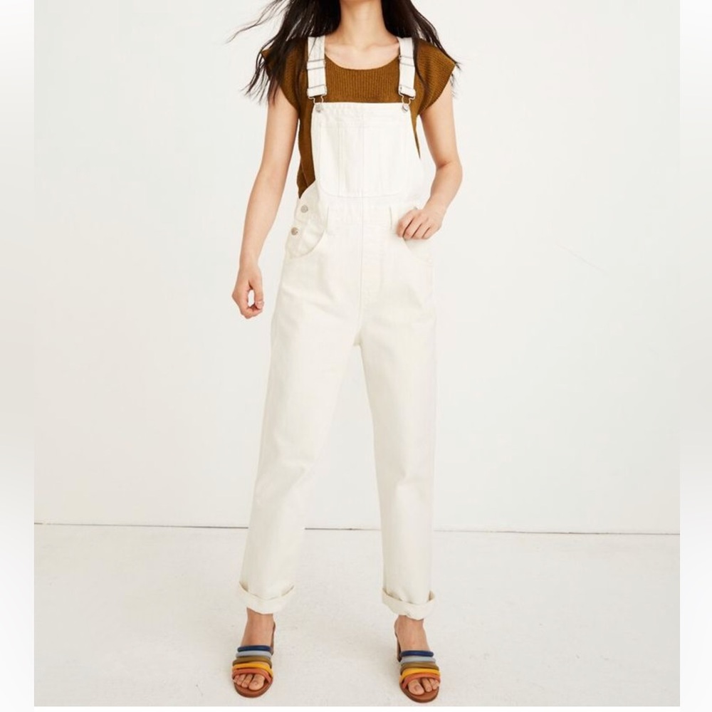 Madewell straight leg overalls